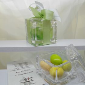 cod.SCT6650 Scatolina crystall glass cm. 5x5 -