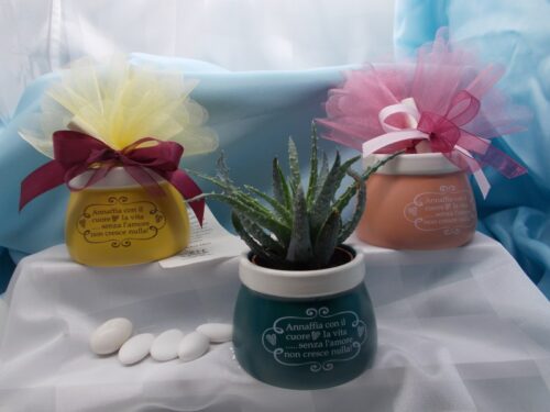 Portapiante portaoggetti nuvola cm.8x10