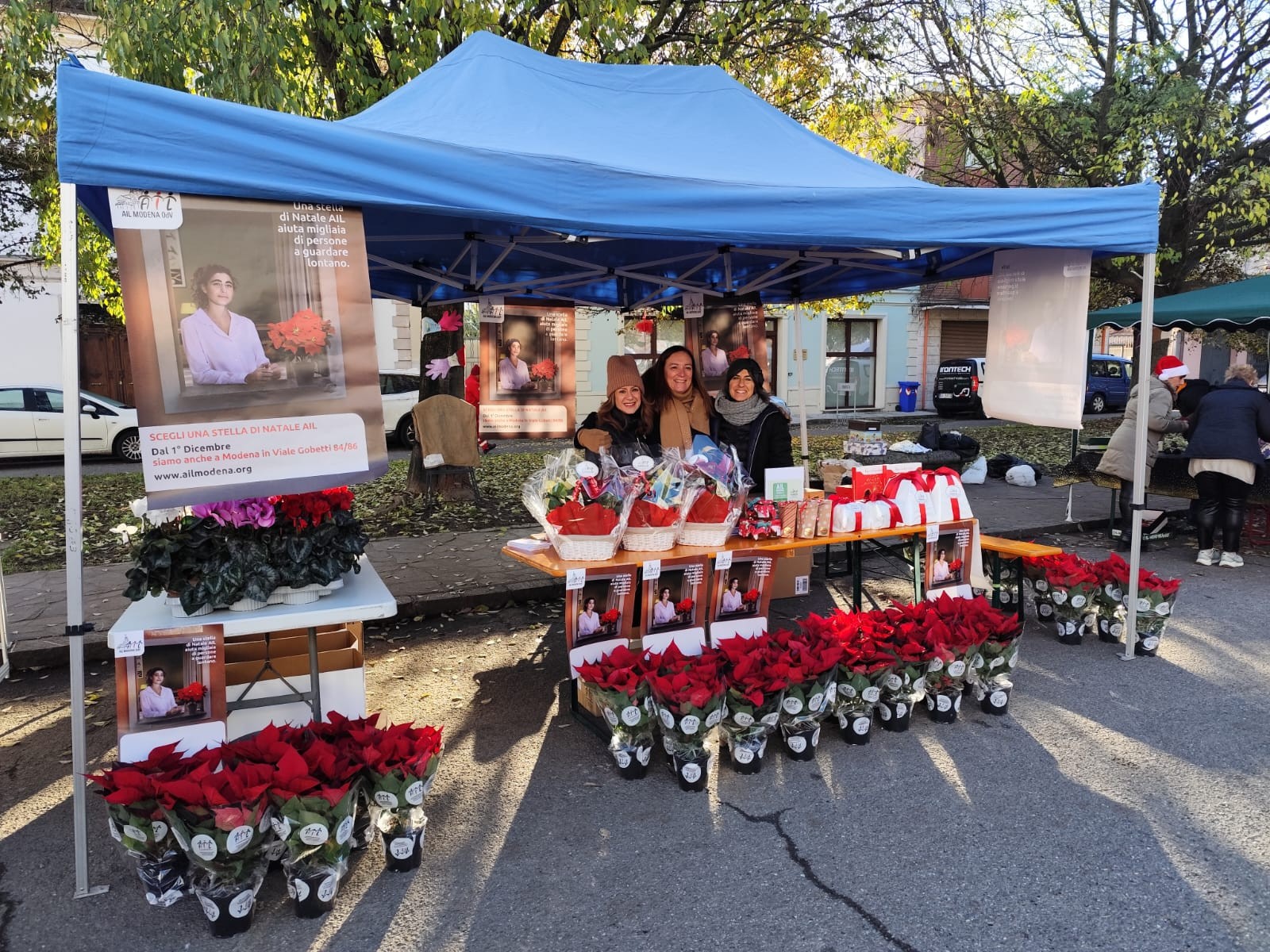 AIL modena gruppo volontari stelle di Natale