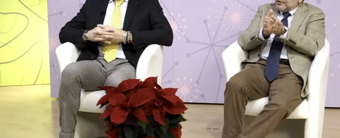 Il Presidente Avv.Paolo Pernice ed il Direttore del Dipartimento di Ematologia di ModenaProf.Mario Luppi ospiti alla trasmissione Detto tra noi