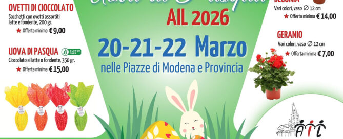 Volantino regali solidali Pasqua 2025