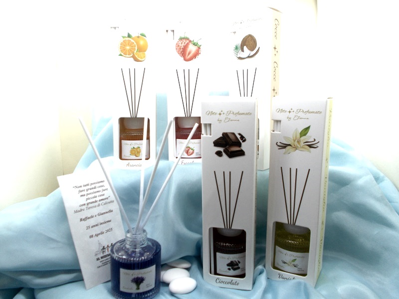 cod.PR07A2 Aroma diffusore 50ml h.7cm - con box - 6 profumazioni assortite