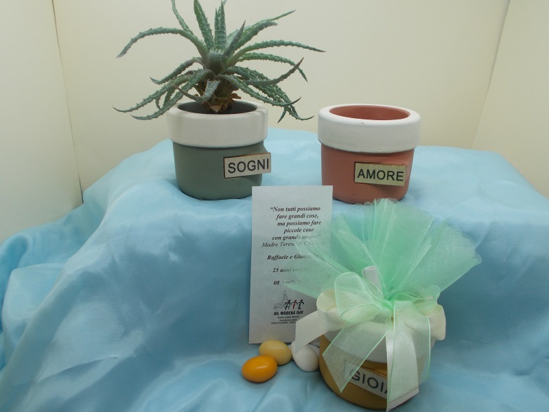 Bomboniera Portapiantine porta oggetti