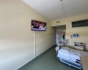 televisione in camera di ospedale
