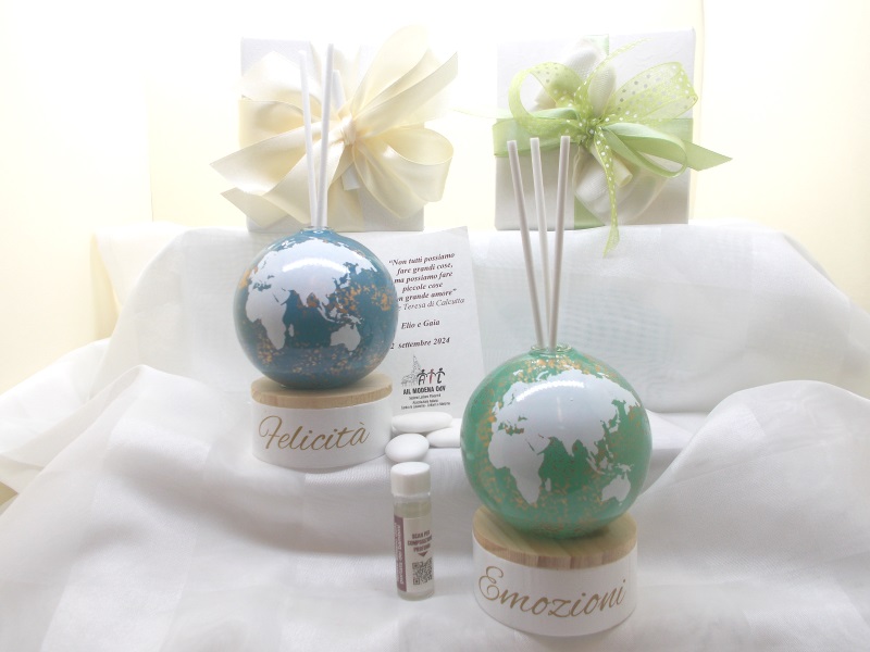 Diffusore eclissi globo dm.7-h.10cm-2 colori assortiti -